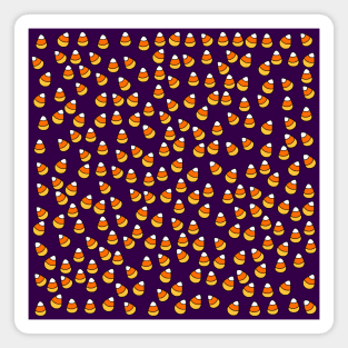 Halloween Candy Corn Pattern Magnet